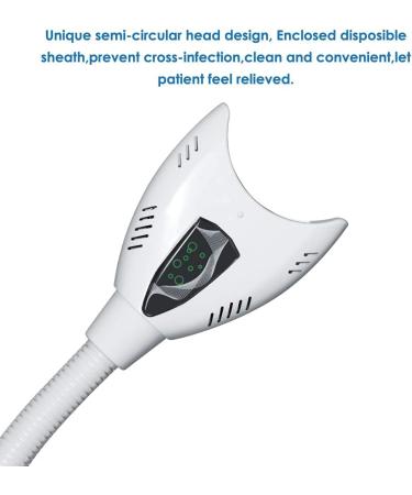 Dental Mobile Teeth Whitening Lamp IXAER LED Accelerator Light | Cold Blue Bleaching Whitener for Oral Care - Floor Standing - Buy Online on GoSupps.com