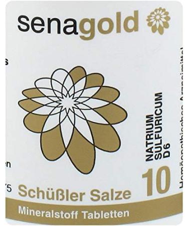 Buy Sch ssler Salt No. 10 - Natrium Sulfuricum D6 Tablets (400 pcs) | Gluten-Free | International Shipping Available - Buy Online on GoSupps.com