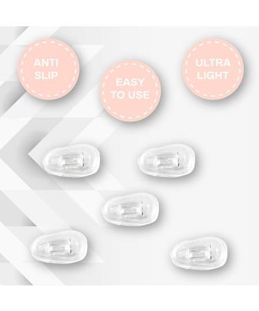 Paare 11.5 mm .45 Silikon Brillen Nasenpads - Komfortable Schraub-System Brillenpads f r Optimale Passform - Buy Online on GoSupps.com