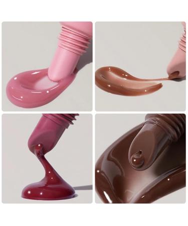Hydrating Lip Glowy Balm - Moisturizing & Plumping Gloss for Dry Cracked Lips | Shea Butter & Babassu Oil | Nourishing Lip Care (01# Ribbon - Buy Online on GoSupps.com