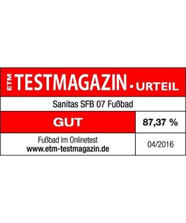 Sanitas SFB07 Essentials Foot Spa - Buy Online on GoSupps.com