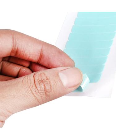 DBOO 96 Pieces Hair Extension Tape Pre-cut Double Sided Adhesive Tapes 4 x 0.8cm Human Hair Extension Tape Tabs for Replacement - Buy Online on GoSupps.com