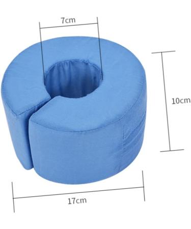Healeved 2pcs Pad Sponge Mats for Floors Hand Sponge Pad Prone-head Floor Pillow Bedsore Mat Rest Bolster Mat Sponge Mattress Topper Foam Ankle Pillow Twin Pillow Baby Pillow Foot mediumx2pcs Bluex2pcs - Buy Online on GoSupps.com