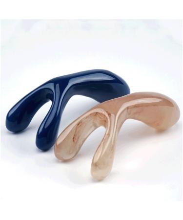 Buy Resin Face Lifting Gua Sha Scraping Massage Plate - Beige Nose Massager for Facial Care | International Shipping Available - Buy Online on GoSupps.com