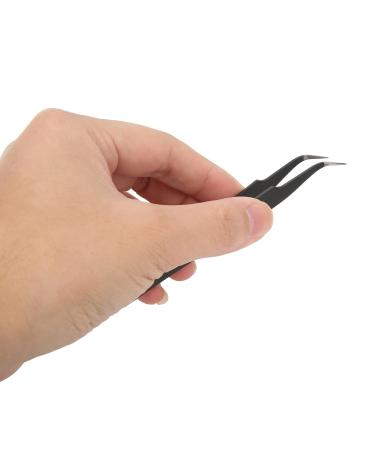 Duckettes 9PC Stainless Steel Tweezers Set | Slide-Resistant Pointed & Curved Tips for Mobile Phone Repair - International Shipping Available - Buy Online on GoSupps.com