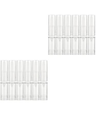 12 Pcs Liquid Foundation Bottle Sunscreen With Cover Travel 12x1.9cmx2pcs Transparentx2pcs