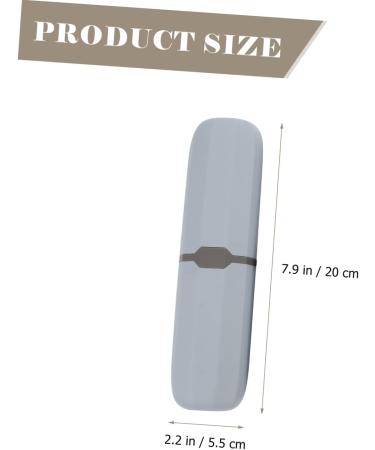 Hakidzel 6-Piece Portable Toothbrush Case | Travel-Friendly Toothbrush Holder for International Shipping - Buy Online on GoSupps.com