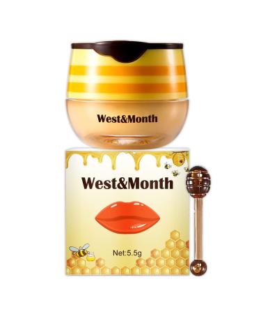 5.5g Bee Lip Balm Honey Pot Honey Propolis Lip Mask Moisturizing Moisture Nourishing Dry & Chapped Lips Lip Care - Buy Online on GoSupps.com