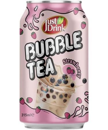 Just Drink Original Brown Sugar Strawberry Thai Tea Matcha & Taro Flavour Bubble Tea 315ml | Pick your Favourite Flavour & Number of Cans - Buy Online on GoSupps.com