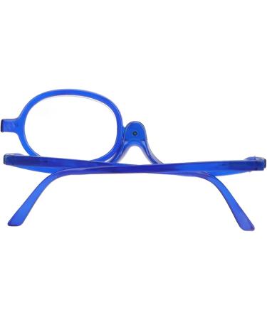 Shop Women's Cosmetic Glasses - Blue Acrylic Frame Anti-Scratch Makeup Glasses +4.00 Perfect Gift! - Buy Online on GoSupps.com
