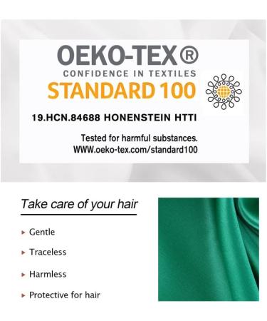 townssilk 100% Pure Mulberry Silk Skinnie Hair Bobbles - Green & Combination - 3pc Set - Buy Online on GoSupps.com