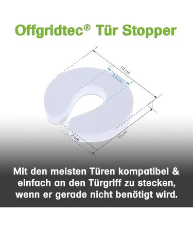5 Set Offgridtec Door Stoppers - Robust Foam Safety Clamps for Child Protection | Door Window & Drawer Safety Solutions - Buy Online on GoSupps.com