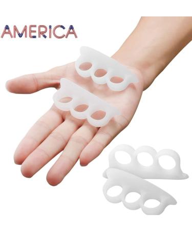 Magik 2 Bunion & Hammer Toe Straightener Splint - 4 Pairs (White+Nude) - Buy Online on GoSupps.com
