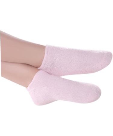 Ipetboom 1 Pair Moisturising Foot Spa Socks for Women - Thick Slipper Socks with Lotion Miss Toe Socks Moisturizing 22.5*8cm - Buy Online on GoSupps.com