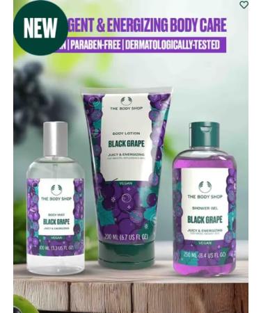 Black Grape Body Mist - 100ML | Vegan | Fresh & Juicy Fragrance - Buy Online on GoSupps.com