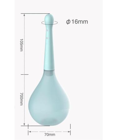 Buy Inlet Shower Bulbs Set - Reusable Anal Shower for Men & Women | Prevents Backflow Deep Cleaning Soft Silicone Nozzle 1.6 cm - Buy Online on GoSupps.com