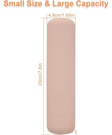 Silicon Makeup Brush Holder - Portable & Waterproof Organizer for Travel | Soft Sleek Cosmetic Face Brush Storage (Khaki) | HZB-001 - Buy Online on GoSupps.com