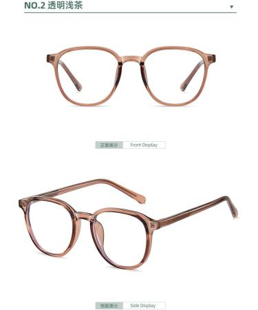 SERONI Pin Temples Round TR90 Blue Light Blocking Glasses for Men & Women - Anti UV Ray Computer & Reading Specs 49mm - Buy Online on GoSupps.com