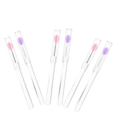 24 Pcs Silicone Lip & Eyeshadow Brush Set - Makeup Supplies for Perfect Lipstick & Eyeshadow Application - Cosmetic Accessories - Buy Online on GoSupps.com