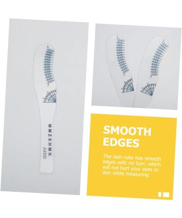 FOMIYES 10pcs Eyelash Measuring Ruler Eyelashes Lash Ruler Length Ruler Curly - Buy Online on GoSupps.com