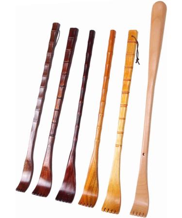 Frcolor 4-Piece Back Massage Device Set | Shoulder & Neck Relaxation Tools | Bamboo Scratch Stick for Itching Relief - Buy Online on GoSupps.com