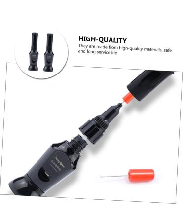 Healeved Nail Art Gel 2pcs Glue Nails Tools Sticking Accessories Liquid Nails Adhesive Nails Accessories Rhinestone Pen Glue for Nail Charms Nail Gems Quick-drying Glue High Capacity - Buy Online on GoSupps.com