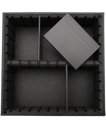 Travel Barber Case by GB | Heavy-Duty Black & Silver Suitcase - 21"x13"x3.5" with Dividers Reinforced Corners Handle & Lock for Clippers & Shears - Buy Online on GoSupps.com