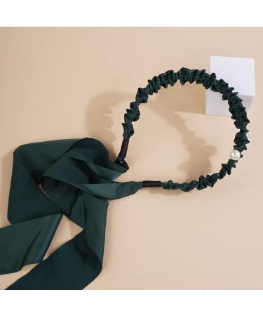 Twist Knotted Headband for Women - Green Head Wrap Band for Non Slip Hair - Hair Accessory for Girls - Buy Online on GoSupps.com