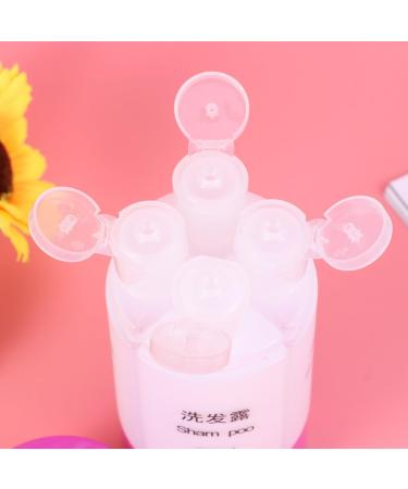 Housoutil Travel Bottle 4-in-1 Leak-Proof Bottle for Travel Gym Camping Carry-On Travel Toiletries Bottle Travel Accessories for Shampoo Conditioner Lotion Body Wash -Purple - Buy Online on GoSupps.com