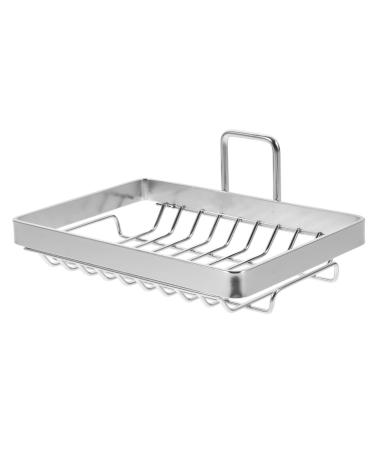 Ciieeo 5pcs Soap Box Square Soap Dish Bathroom Storage Rack Carpet Mop Soap Holder for Shower Wall Soap Draining Soap Holders Wall Soap -mounted Stainless Steel Shelf