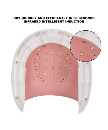 72W Professional Nail Dryer - UV-LED Light for Gel Nail Polish & Manicure | #1 Nail Art Equipment in the UK - Buy Online on GoSupps.com