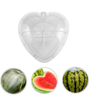 LIFKICH Fruit Shaping Molds Fruit Vegetables Shaping Mold Vegetable Molds Vegetable Growth Mold Tool Heart-Shaped Moss 17x17cm Transparent - Buy Online on GoSupps.com