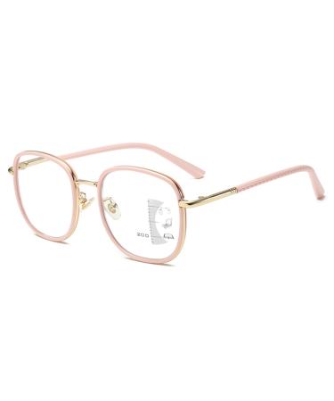 Fashion Oversized Multifocus Reading Glasses for Women Blue Light Blocking Computer Reader Anti Eyestrain Glasses 2.5x Pink