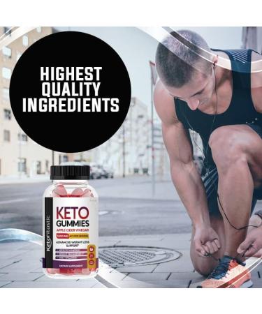 Ketofitastic ACV Gummies - 60 Count Apple Cider Vinegar Gummies for Keto Diet - Buy Online on GoSupps.com