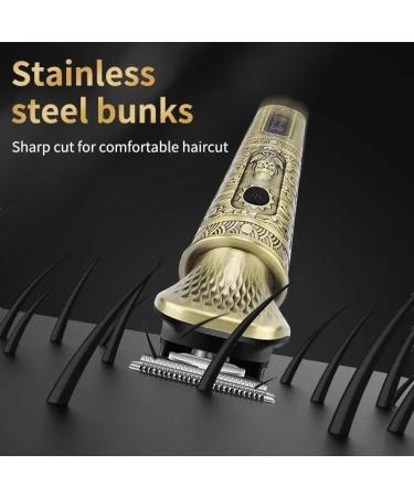 Hair Clippers for Men | 7-in-1 Professional Cordless Barber Trimmer Set - All Metal Electric Shaver & Clipper - Buy Online on GoSupps.com