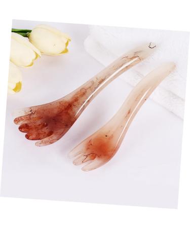 Fomiyes 2-in-1 Massage Brush & Scraping Tool - Guasha Massage Kamm Beeswax Scratch Board for Deep Tissue Relief - Buy Online on GoSupps.com