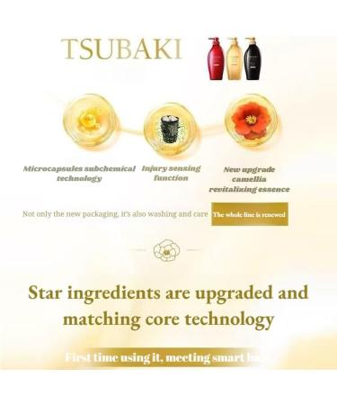 Tsubaki Premium Moist Shampoo 450 ml daily repair for damaged hair from root to tip - Buy Online on GoSupps.com