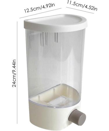 Foway Laundry Detergent Dispenser | Wall Moun Washing Powder Dry Food Dispenser - Waterproof Storage Box with Measuring Cup Laundry Scent Beads Dispenser for Stain Remover Powder Small - Buy Online on GoSupps.com