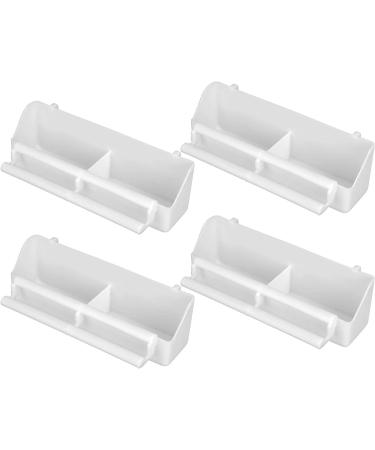 Herchr 4 Piece Bird Cage Set | Water Dispenser Food Feeder & Bowl for Parakeets Pigeons & Nymphs - International Shipping Available - Buy Online on GoSupps.com