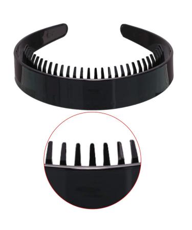Mya Rip Off Hair Comb for Women & Girls - Korean Style 2.5cm Wide Black Plastic Everyday Use - Buy Online on GoSupps.com