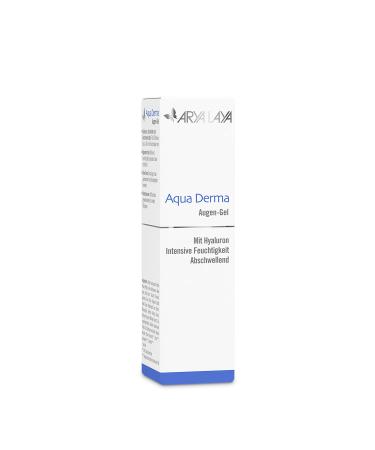 Arya Laya Aqua Derma Eye Gel 30ml | Hyaluron Eye Care Gel for Dark Circles Vegan & Moisturizing - Buy Online on GoSupps.com