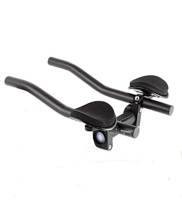 VAQM Bike Aero Bars Cycling Aero Bars Bike Rest Handlebar Bicycle TT Handlebar Bike Tri Bars Mountain Bike Road Bike Black