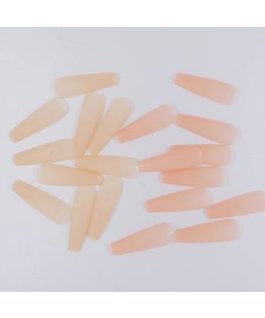 AddFavor 200pcs Long Ballerina Coffin Press On Nails with Chunky Glitter and Sticker Decals - Acrylic Fake Nails for Women and Teen Girls - Buy Online on GoSupps.com
