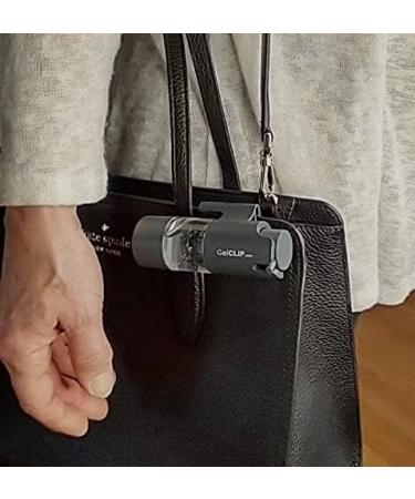 GelCLIP: Refillable Hand Sanitizer Dispenser - Clip-On for One-Handed Use - Buy Online on GoSupps.com