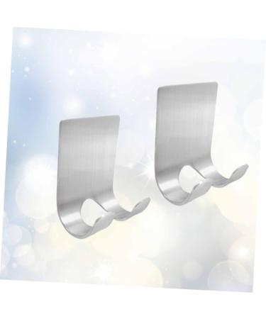 Homsfou 6 PC Self-Adhesive Bathroom Hooks - Shower & Razor Organizer Wall Connector Holder Wardrobe Hook - Buy Online on GoSupps.com