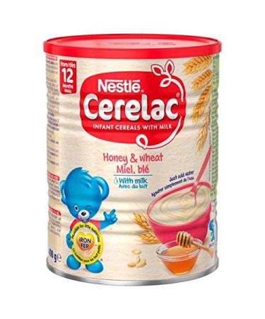 Cerelac Nestle Cerelac Honey and Wheat with Milk for Infants Cereal 12m + 400g