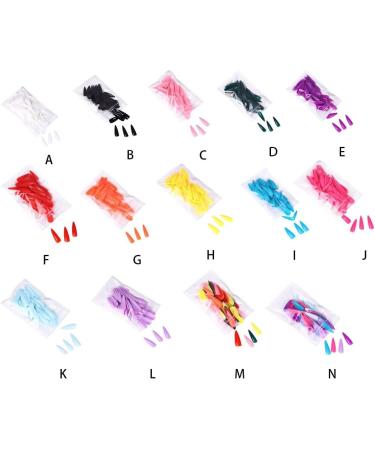 dijiusidy 1 Set Press on Nails Almond Fingernails Stick Solid Color Full Cover Art Decals Salon Supplies DIY Decorations No.12 taro purple - Buy Online on GoSupps.com