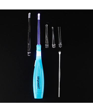 Airgoesin Tonsil Stone Remover Tool Kit - 5 Adapters Tips, Tonsillolith Pick, Case & Gift - Blue - Buy Online on GoSupps.com