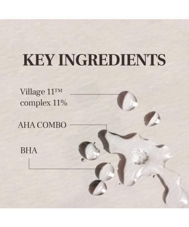  Village 11 Factory Active Clean Toner (120 ml) Korean Skincare - Lightweight Hydrating Lotion - AHA + BHA - for Acne-Prone and Oily Skin - Gentle pH - Hydrating and Exfoliating Care - Vegan Formula - Buy Online on GoSupps.com