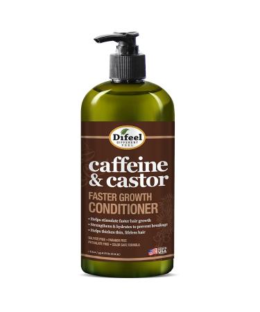 Difeel Caffeine & Castor Shampoo & Conditioner Set - 2PC for Faster Hair Growth | 33.8 oz | International Shipping Available - Buy Online on GoSupps.com